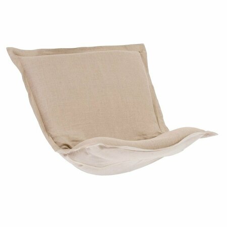HOWARD ELLIOTT Puff Chair Cover Linen slub Natural - Cover Only Cushion And Frame Not Included C300-610